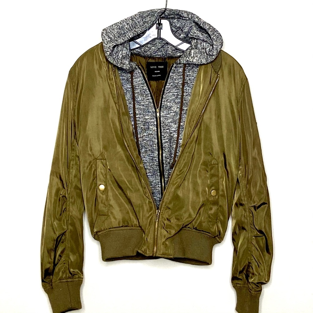 Layered Hoodie Puffer